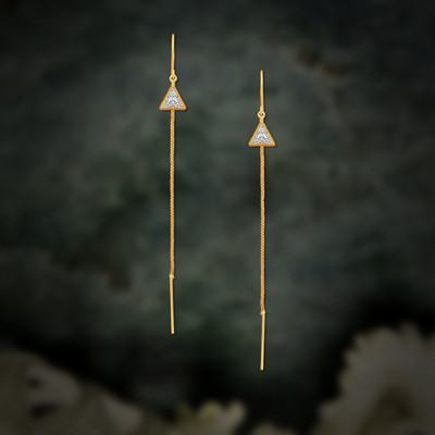 DRASHTI Workerwear Brass Stud Earring