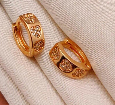 KRISHNA ETHENIC EG 14 Brass Hoop Earring