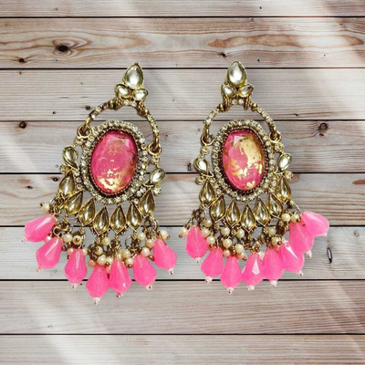 Shree Shyam Stylish & Trendy Wedding Wear Drop Earring for Women Alloy Drops & Danglers