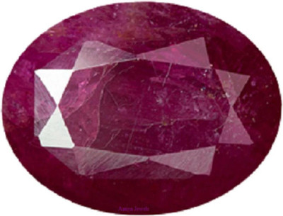Aanya Jewels 6.45 carat Natural Ruby (Manik) Original Gemstone of (7.09 Ratti) from ( ruby ) Ruby Stone Ear Thread