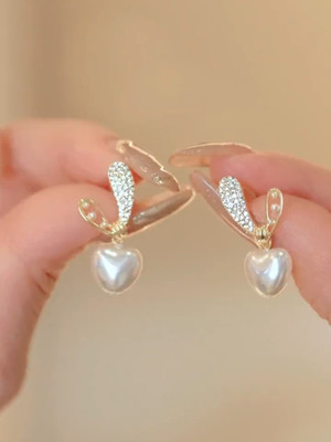 VAGHBHATT ERG-671 Zircon Stainless Steel Drops & Danglers