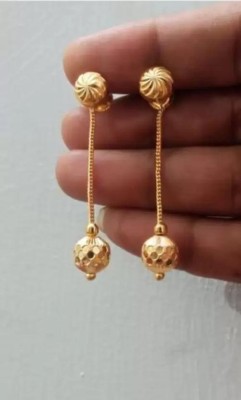 house of common Beautiful Fancy EarRing (Sui Dhaga )1 LAYER GOLDEN Indian Fancy Casual daily use Brass, Alloy, Metal Drops & Danglers