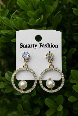 Kishorify Earring Diamond Alloy Stud Earring