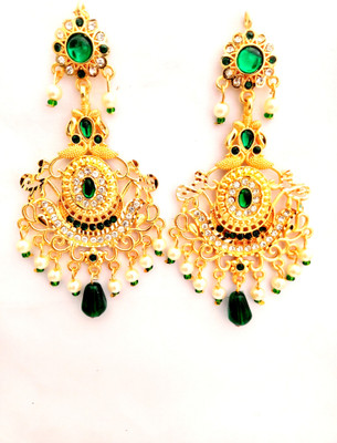 Nawab Collection Beautiful Trendy Stylish Cubic Zirconia Alloy Jhumki Earring