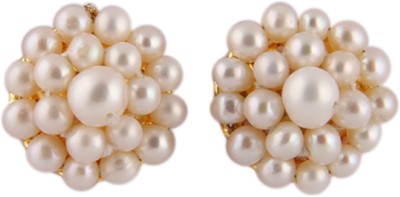DD Pearls Natural freshwater Pearl Copper Stud Earring