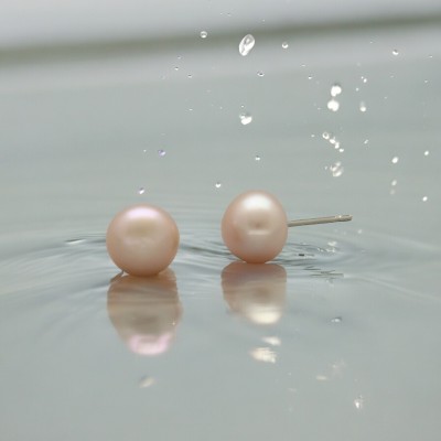 Sri Jagdamba Pearls Pearl Earrings Pearl Alloy Stud Earring