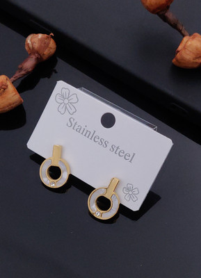Shree Enterprise Round Shape Plug Earring Alloy Plug Earring