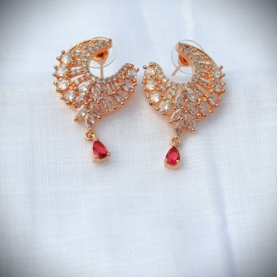 Ruchi Shah HALFMOON Diamond Alloy Drops & Danglers