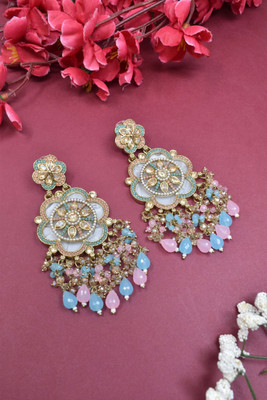 Meira Jewellery Traditional Heavy Earrings for Wedding & Festivals-10 Alloy Drops & Danglers