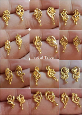 gb creation GB CREATION Beads Brass Stud Earring
