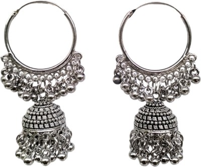 DEW MAT Small And Simple Bali Jhumka Earrings For Girls And Women Alloy Huggie Earring, Jhumki Earring, Earring Set, Hoop Earring