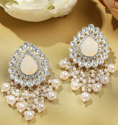 SATRANGI JEWEL SATRANGI JEWEL DESGINER STUDS Crystal Alloy Stud Earring