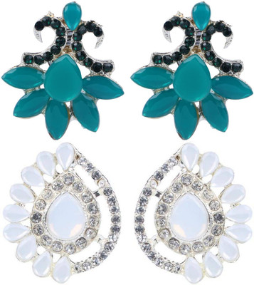 SKG Fashions Simple Elegant Versatile Earring Set for Women Alloy Earring Set