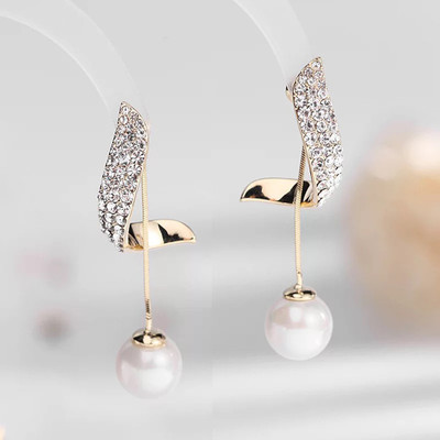 AVIRA ENTERPRISES South Korea wing earrings two ways to wear super beautiful pearl earrings Alloy Jhumki Earring