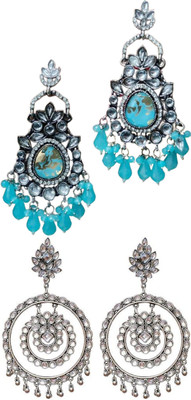 SKG Fashions Simple Elegant Versatile Earring Set for Women Alloy Earring Set
