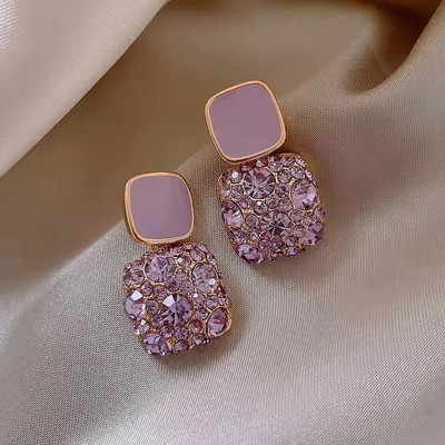 ADORNITY Stylish Earrings For Women Cubic Zirconia Alloy Drops & Danglers