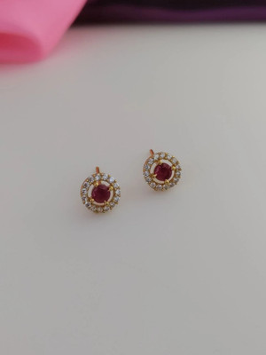 PRALAY ENTERPRISE NIVA Beads Brass Stud Earring