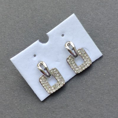 AKINOM Stylish Silver Drop Earring Crystal Alloy Drops & Danglers