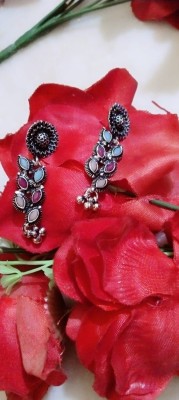 Aadhyashree Fashion AADHYASHREE FASHION German Silver Earring Set