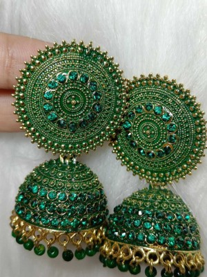 edition fashion hub Sjhumka earring Beads Alloy Jhumki Earring