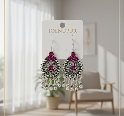 JOLNUPUR earrings for women, earing for women, korean earrings ,earrings jhumka heavy Alloy Jhumki Earring