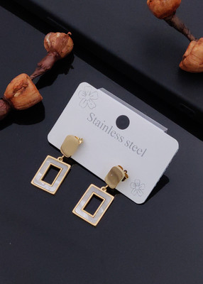 Shree Enterprise Rectangle Shape Beautiful Plug Earring Alloy Plug Earring