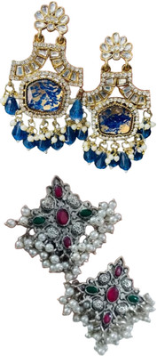 SKG Fashions Simple Elegant Versatile Earring Set for Women Alloy Earring Set