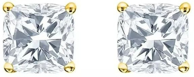 VSGEMS 0.75Ct Cushion Cut Moissanite Stud Stylish Earrings Moissanite Sterling Silver Stud Earring
