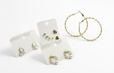 Zivaara Gold & Pearl Multi Style Earring Set of 6 Hoops, Studs & Drop Earring for Women Crystal Alloy Stud Earring, Earring Set