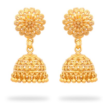 arch fashion Traditional Premium Quality Screw Back Earrings Brass Jhumki Earring