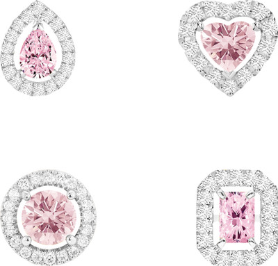 MINUTIAE Earring for Women & Girls Crystal Brass Stud Earring