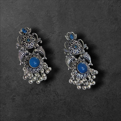 S S M EVERYTHING STORE HANDCRAFTED 9*4.5CM JHUMKA EARRINGS ETHNIC INDIAN JEWELLERY EARRINGS FOR WOMEN Beads Alloy Jhumki Earring