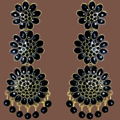 vickyjewel long fancy earrings for women party wear earrings for women Pearl Alloy Drops & Danglers
