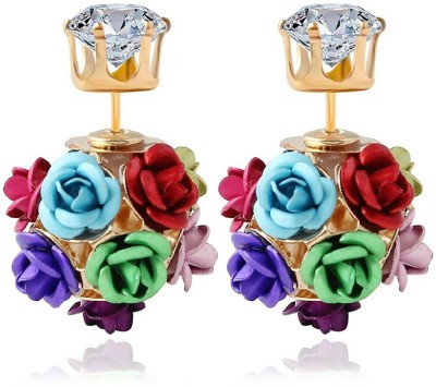 YouBella Stylish Earrings Fancy Party wear Ear Rings Jewellery earings Alloy Stud Earring