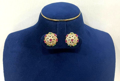 gvg 3B -948 -2 Alexandrite Alloy Stud Earring