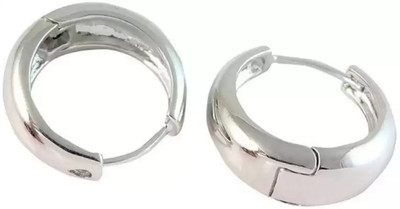 Heer Collection Mens & Women Fashion Jewellery Silver Golden Stud Salman Khan style Kaju Bali Stainless Steel, Metal Hoop Earring