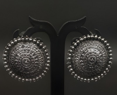 JMBW INTERNATIONAL Oxidized Studs Earrings Beads Alloy Stud Earring