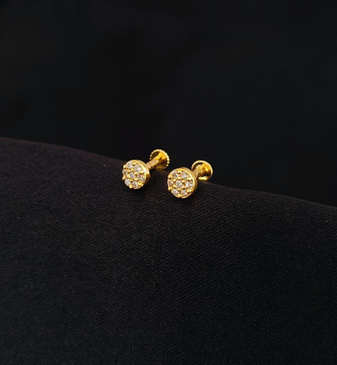 KAKOSHI IMITATION KIDS STUD Diamond Brass Stud Earring