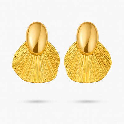 Henuka Shell Stud Korean Earring Alloy Stud Earring