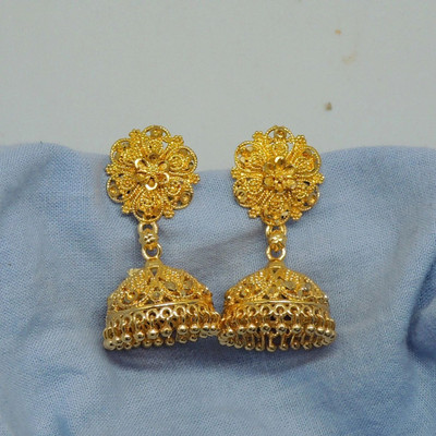 arch fashion Traditional South Screw Back Premium Collection Of Jumkha Earring Alloy Plug Earring