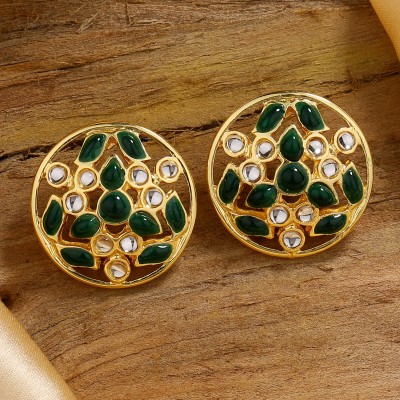 Estele Gold Plated Alloy Stud Earring