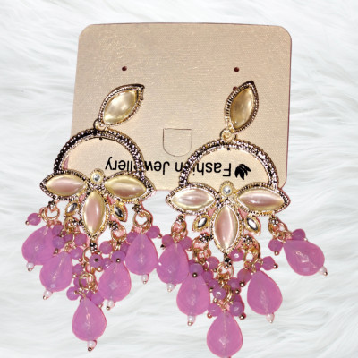 SANGEETA CREATION Sangeeta.12 Cubic Zirconia Alloy Drops & Danglers