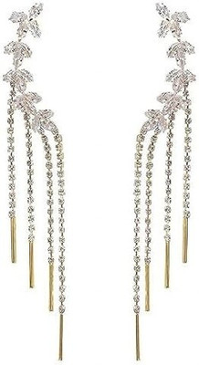 SHRI Sant Hari traders COREAN EARRING Crystal Alloy Rhinestone Studs, Stud Earring