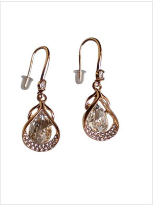 Sadid Trendy Ear Ring Crystal German Silver Huggie Earring, Hoop Earring