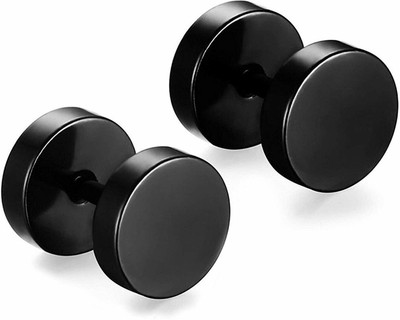 MAATRCHAAYA Round Barbell Dumbells Piercing Combo Metal Stud Earring