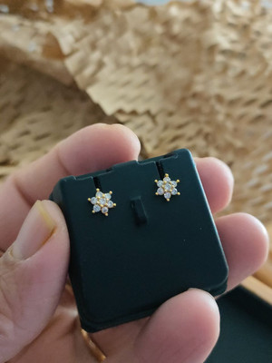 CG CG Brass Stud Earring