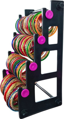 Abirami kitchen Bangle Stand | Jewellery Display Rack | Vanity Organizer Bangle stand Vanity Box(Pink)