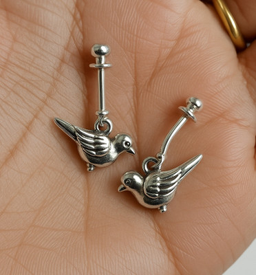 Guruji kripa traders Birds danglers Brass Drops & Danglers