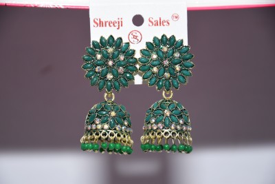 Mt JEWELERS One stop for fashion Jhumka Earrings For Girls And Women | Jewellery For Women Brass Jhumki Earring