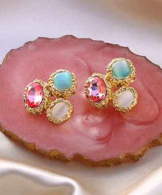 SOHI The Regalis Stud Earrings Alloy Stud Earring